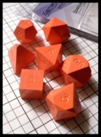 Dice : Dice - Dice Sets - GameScience Opaque Tangerine Orange - Ebay Mar 2010